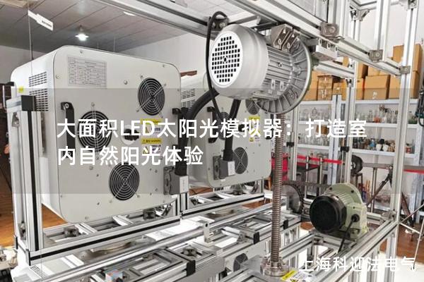 大面積LED太陽光模擬器：打造室內自然陽光體驗